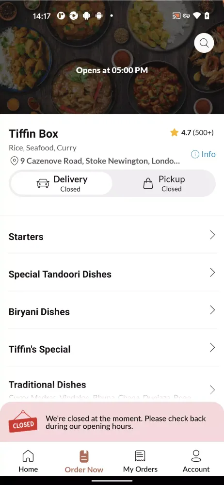 Tiffin Box Screenshots