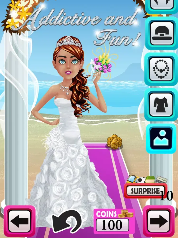 A Wedding Day Makeover Fashion Salon Dressing Up Game iPad  Screenshots