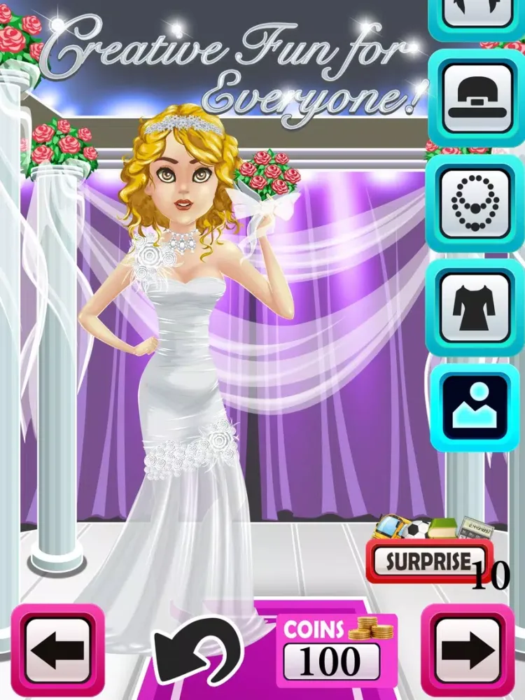 A Wedding Day Makeover Fashion Salon Dressing Up Game iPad  Screenshots