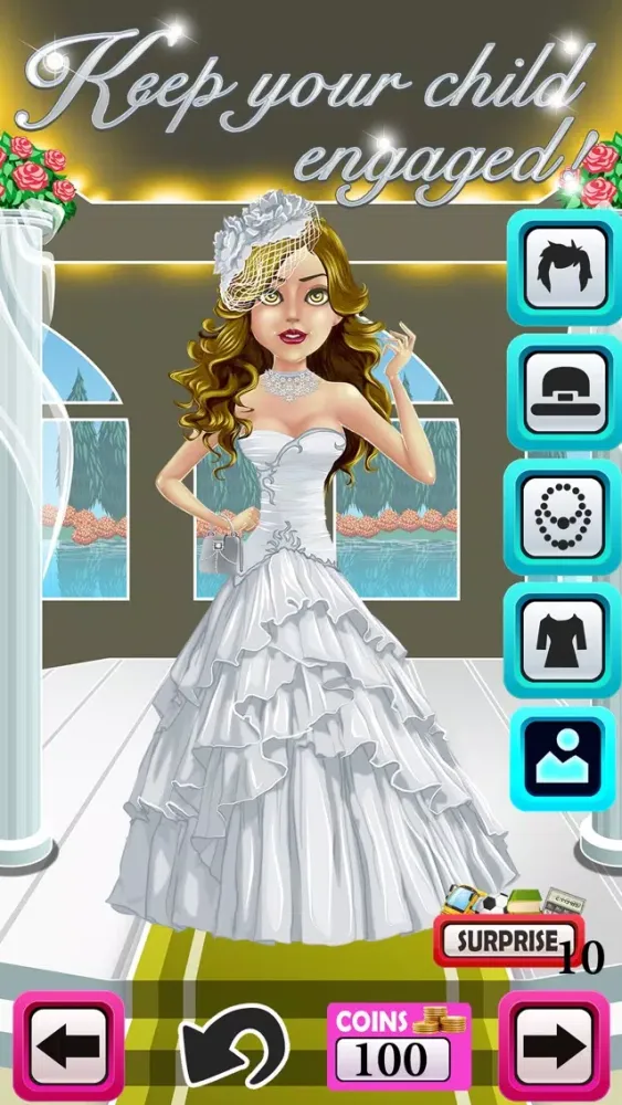 A Wedding Day Makeover Fashion Salon Dressing Up Game Screenshots