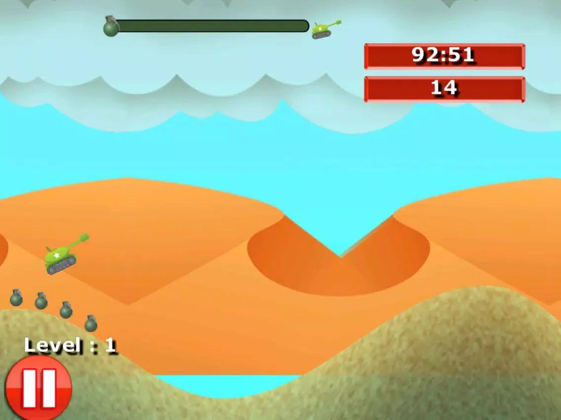Desert Storm Tank Invade - Sand Race Extreme Game iPad  Screenshots