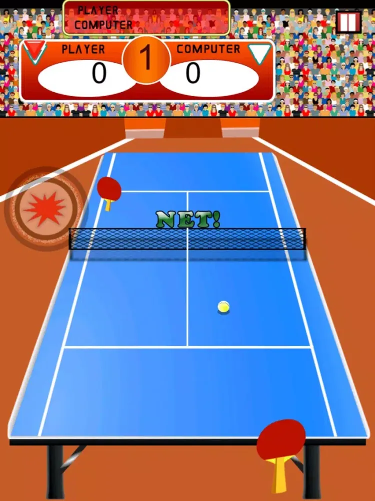 Table Tennis Amazing Free Game iPad  Screenshots