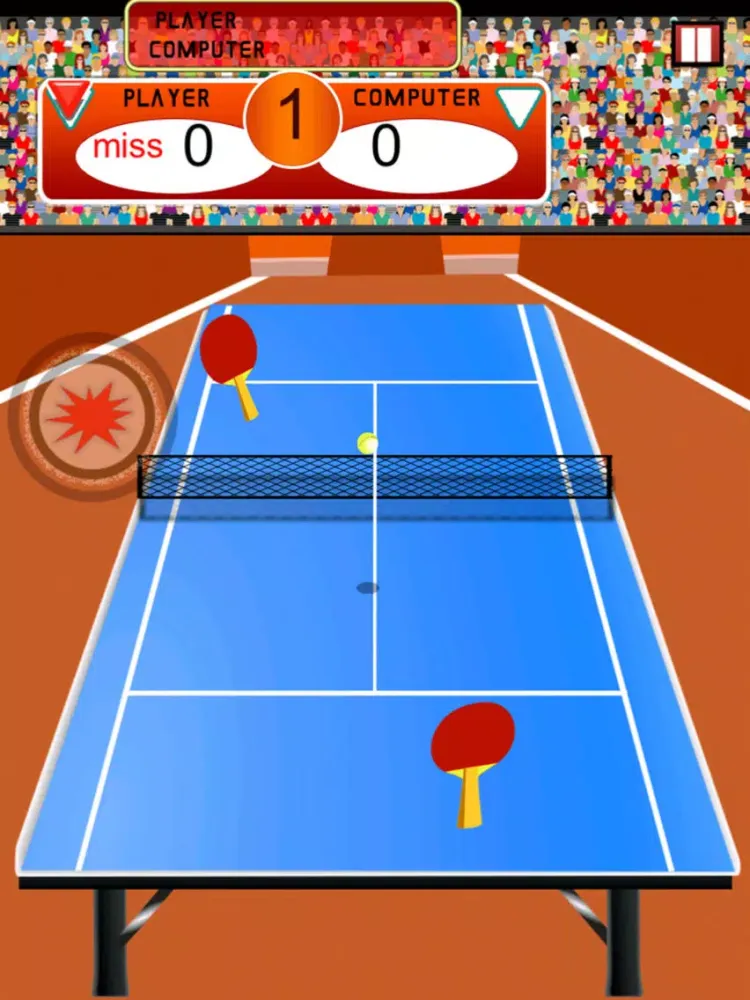 Table Tennis Amazing Free Game iPad  Screenshots