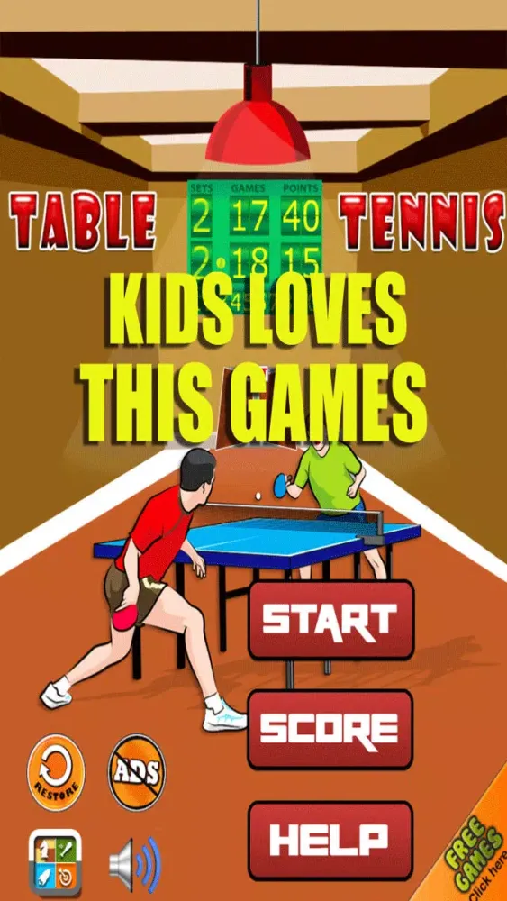 Table Tennis Amazing Free Game Screenshots