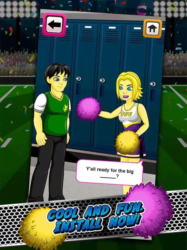 Capturas de pantalla de My All Star Life Style Episode Game - Cheerleading And Dating Social Story iPad 