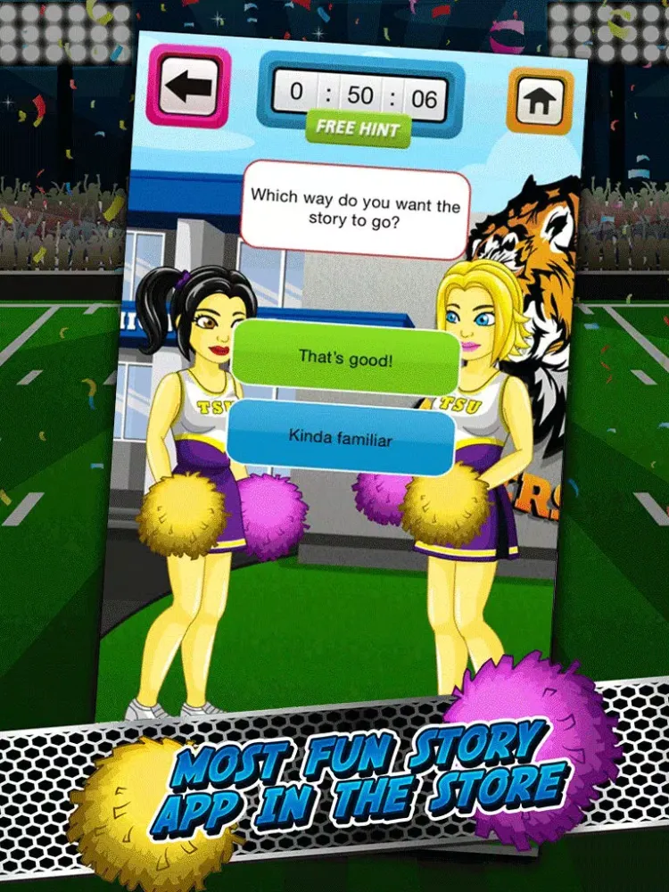 Capturas de pantalla de My All Star Life Style Episode Game - Cheerleading And Dating Social Story iPad 