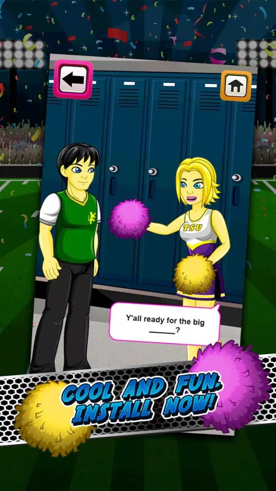 Capturas de pantalla de My All Star Life Style Episode Game - Cheerleading And Dating Social Story