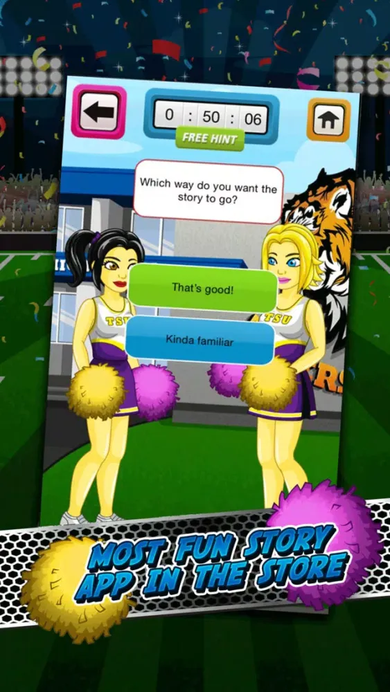 Capturas de pantalla de My All Star Life Style Episode Game - Cheerleading And Dating Social Story