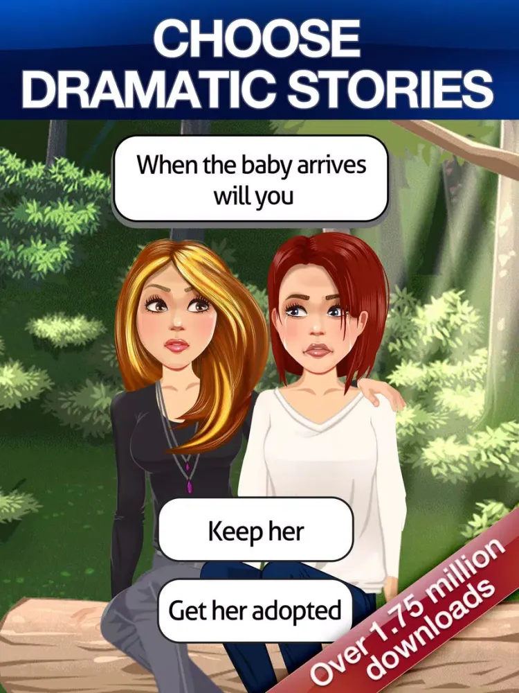 Tangkapan skrin Gossip Life Episode Story Game iPad 