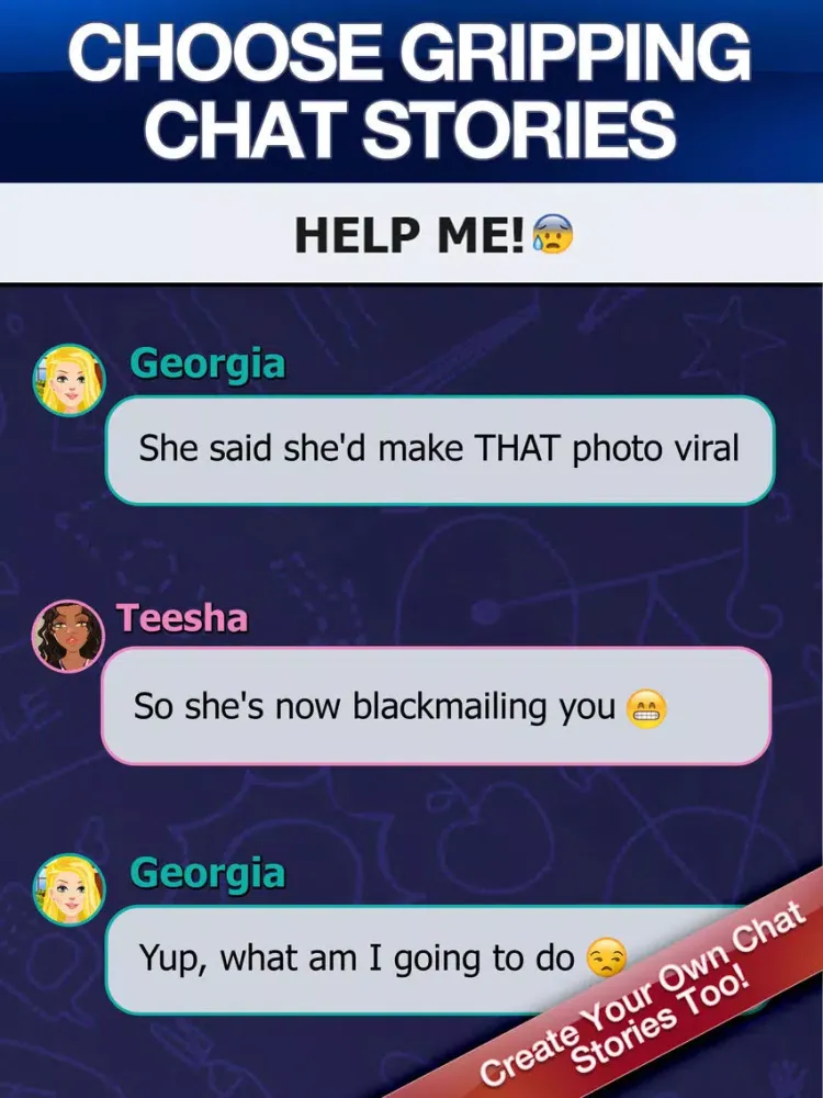Tangkapan skrin Gossip Life Episode Story Game iPad 
