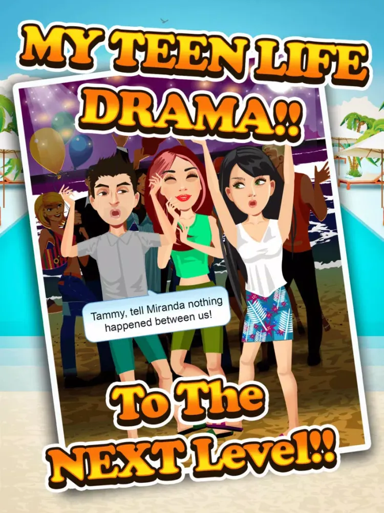 Скриншоты My Teen Life Girls Summer Break Episode Story Game iPad 