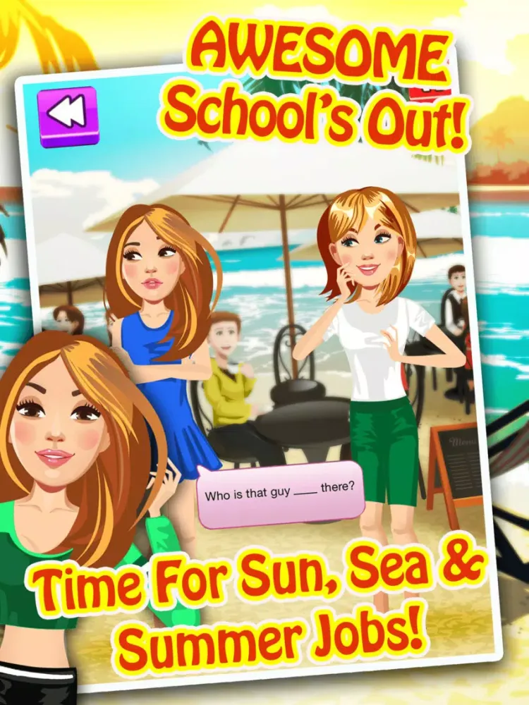 Capturas de pantalla de My Teen Life Summer Job Episode Game - The Big Fashion Makeover Cover Up Interactive Story Free iPad 