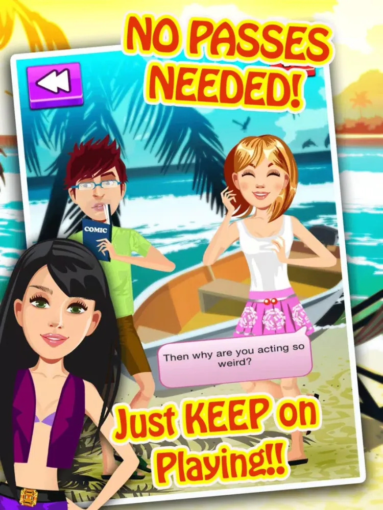 Capturas de pantalla de My Teen Life Summer Job Episode Game - The Big Fashion Makeover Cover Up Interactive Story Free iPad 