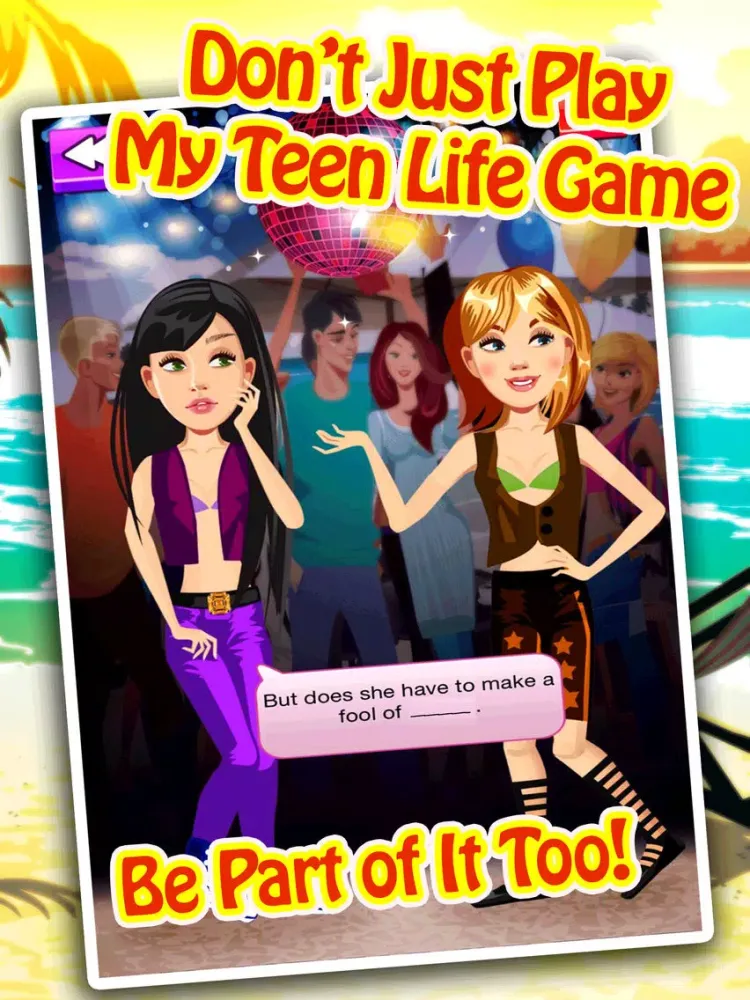 Capturas de pantalla de My Teen Life Summer Job Episode Game - The Big Fashion Makeover Cover Up Interactive Story Free iPad 