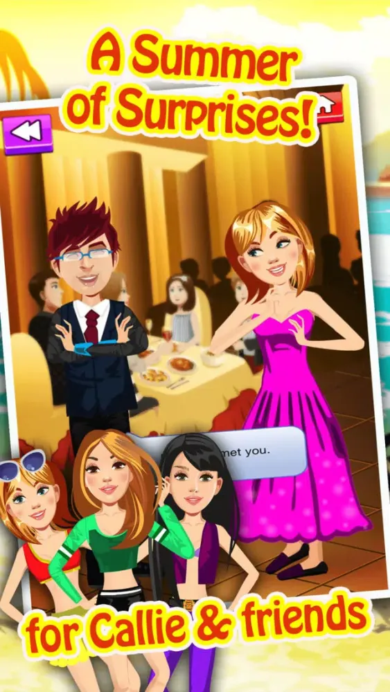 Capturas de pantalla de My Teen Life Summer Job Episode Game - The Big Fashion Makeover Cover Up Interactive Story Free