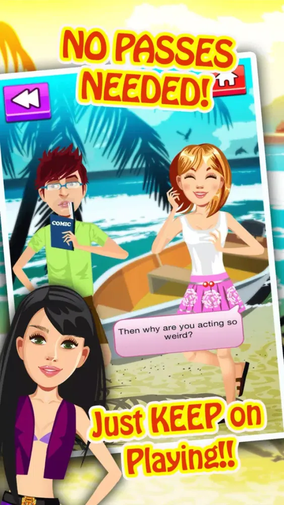 Capturas de pantalla de My Teen Life Summer Job Episode Game - The Big Fashion Makeover Cover Up Interactive Story Free