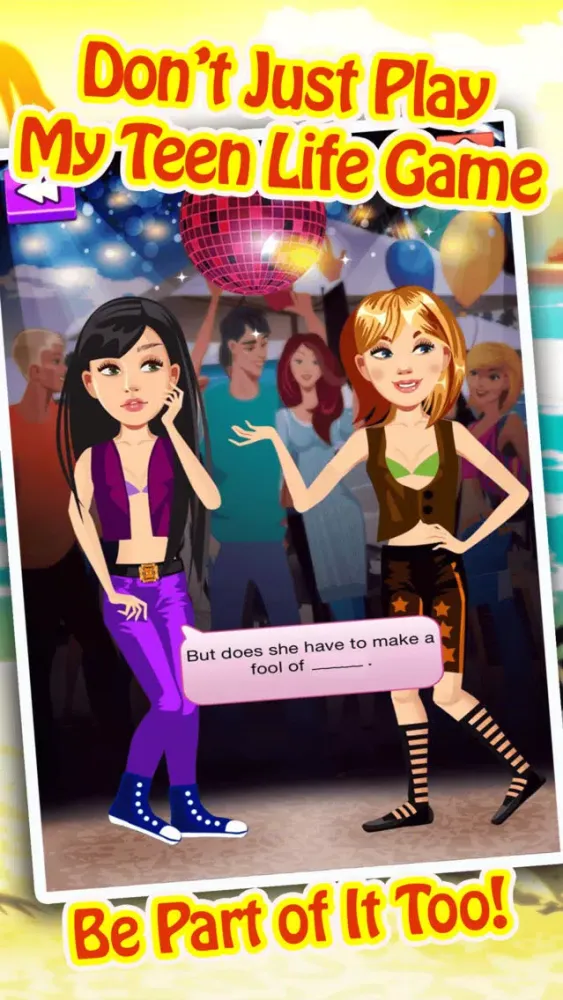 Capturas de pantalla de My Teen Life Summer Job Episode Game - The Big Fashion Makeover Cover Up Interactive Story Free
