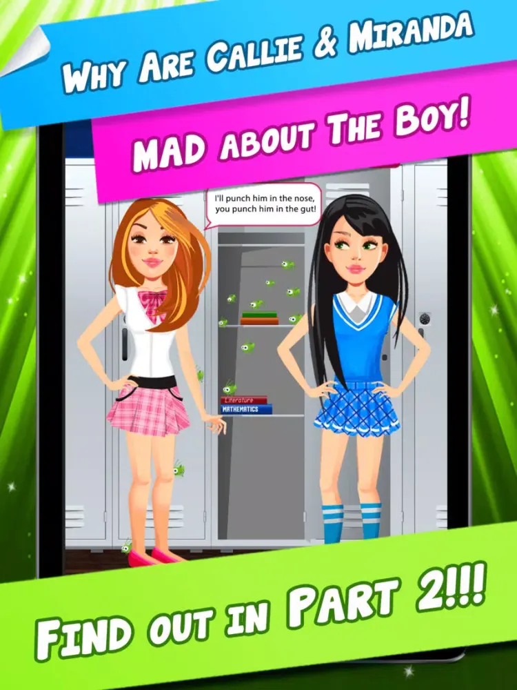Capturas de pantalla de My Teen Life Campus Gossip Story Part 2 - The Social Episode Dating Game iPad 