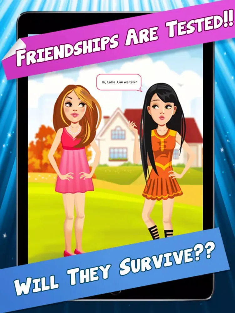 Capturas de pantalla de My Teen Life Campus Gossip Story Part 2 - The Social Episode Dating Game iPad 