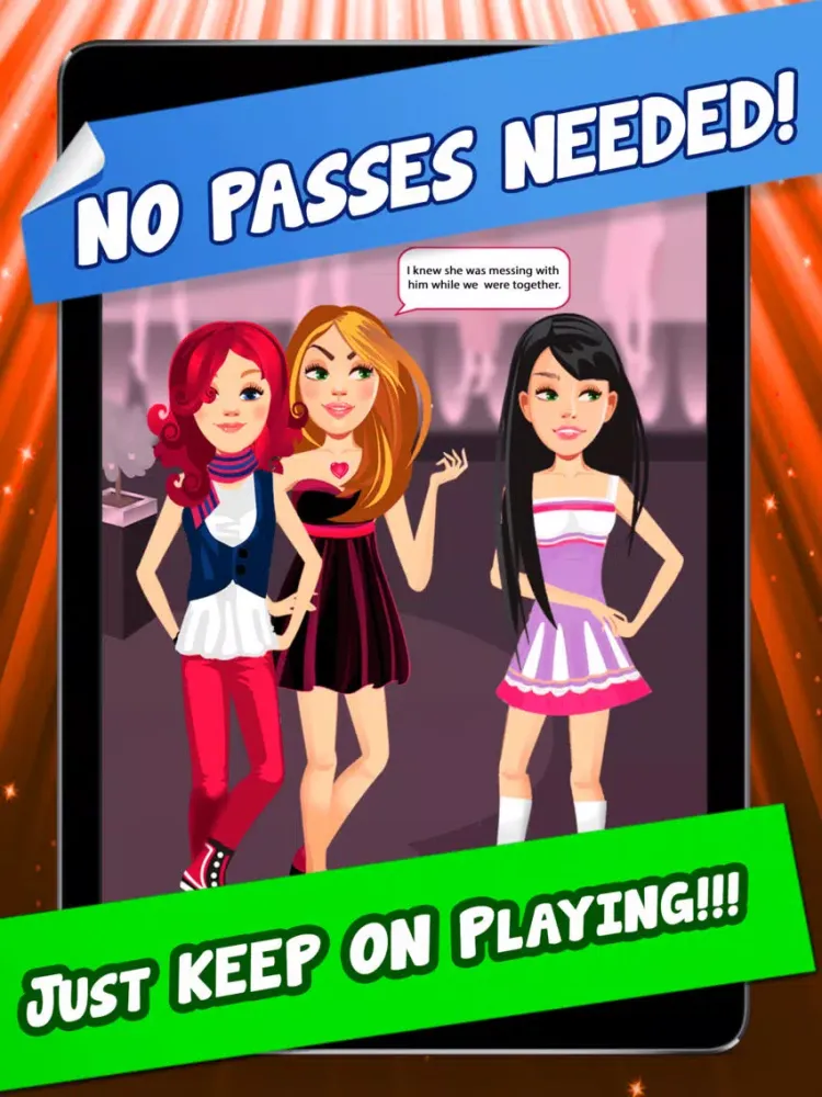 Capturas de pantalla de My Teen Life Campus Gossip Story Part 2 - The Social Episode Dating Game iPad 