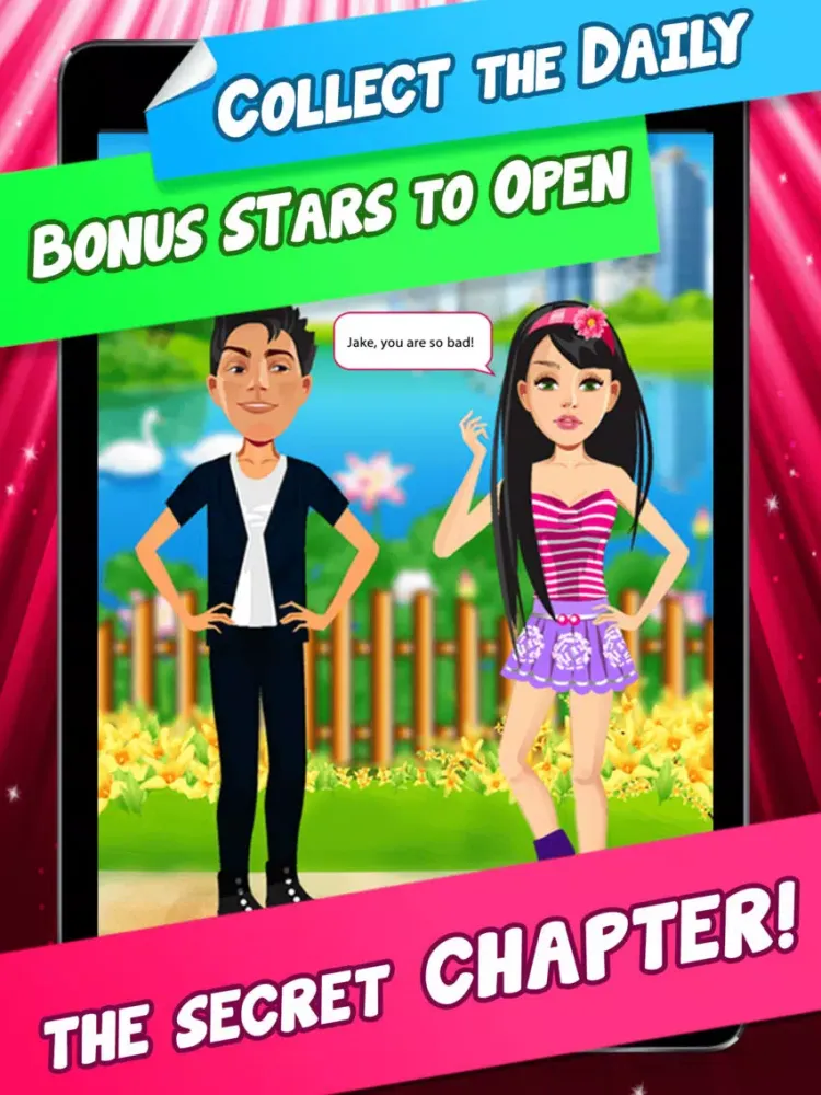 Capturas de pantalla de My Teen Life Campus Gossip Story Part 2 - The Social Episode Dating Game iPad 