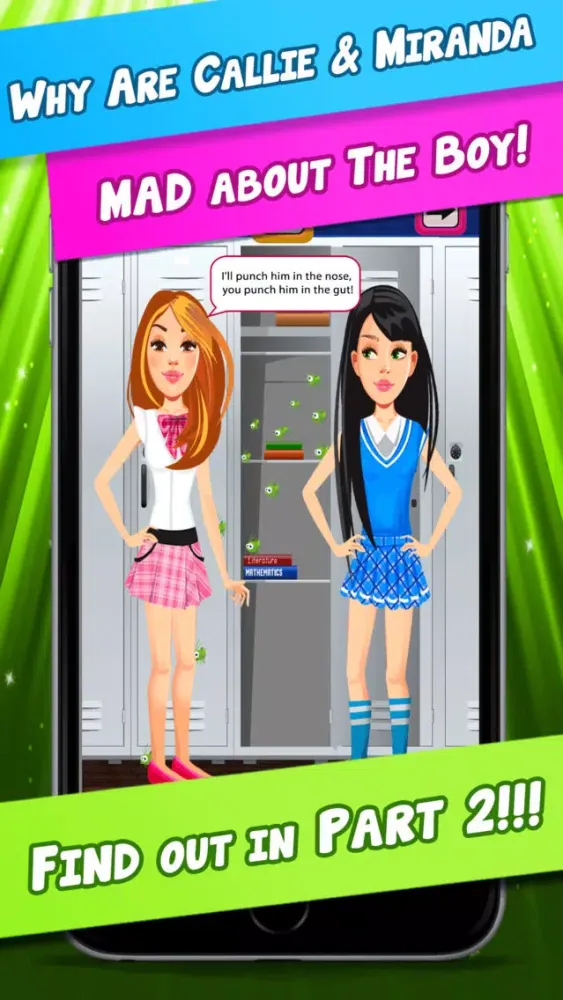 Capturas de pantalla de My Teen Life Campus Gossip Story Part 2 - The Social Episode Dating Game
