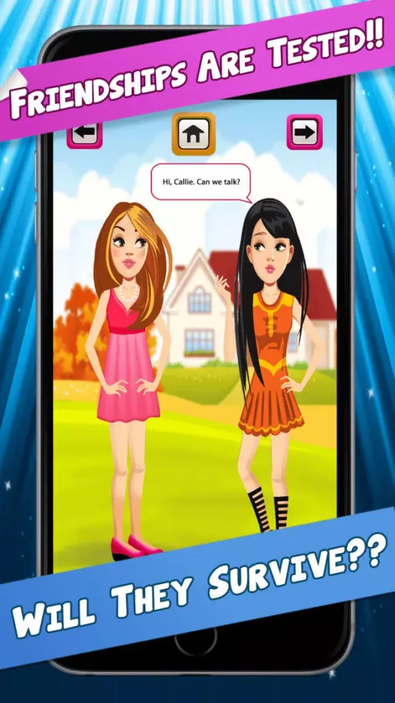 Capturas de pantalla de My Teen Life Campus Gossip Story Part 2 - The Social Episode Dating Game