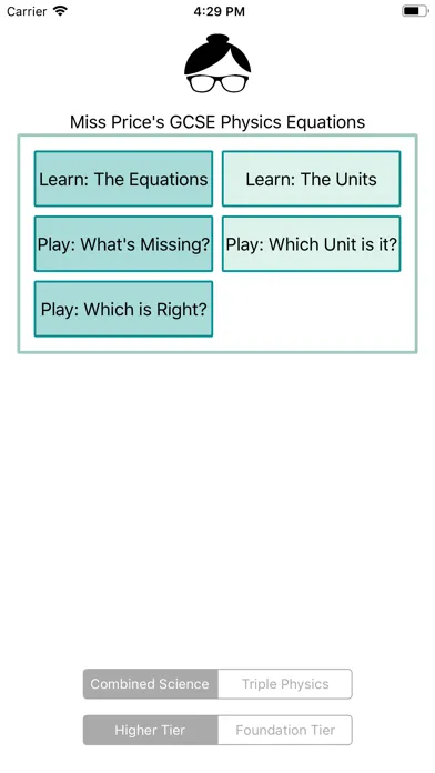 Capturas de tela do Miss Price Physics Equations