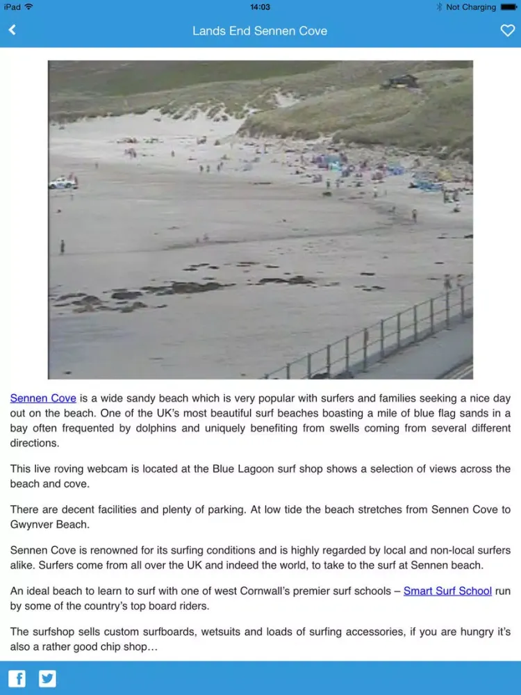 CornishCams PRO iPad  Screenshots