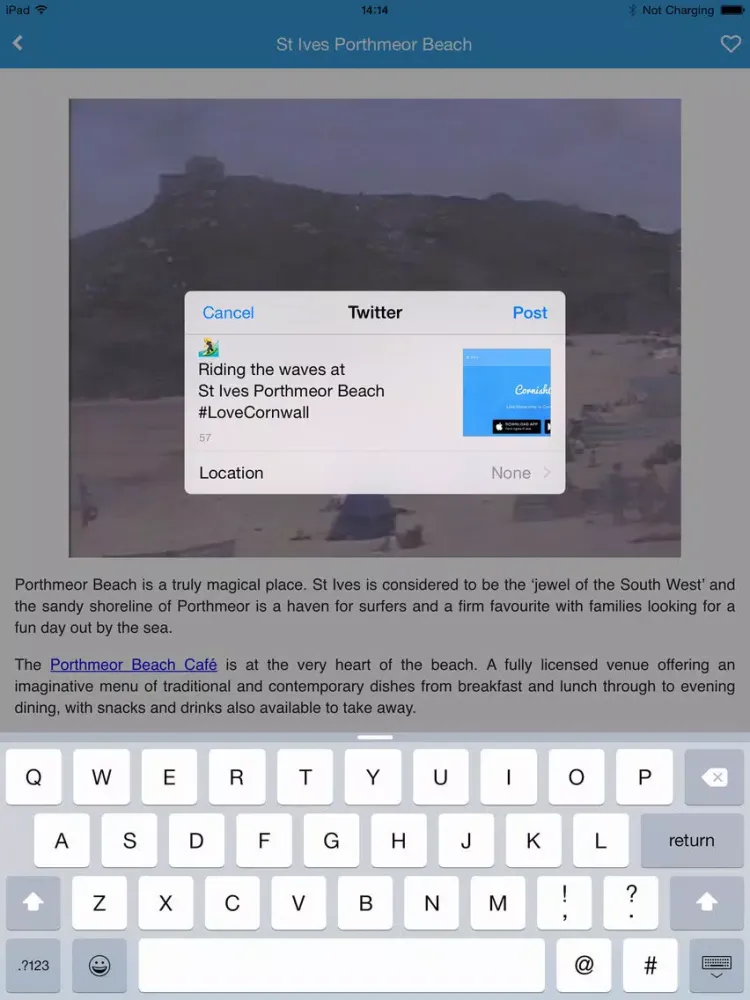 CornishCams PRO iPad  Screenshots