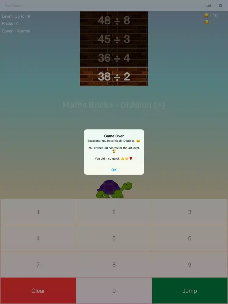 Maths Bricks - Division iPad  Screenshots
