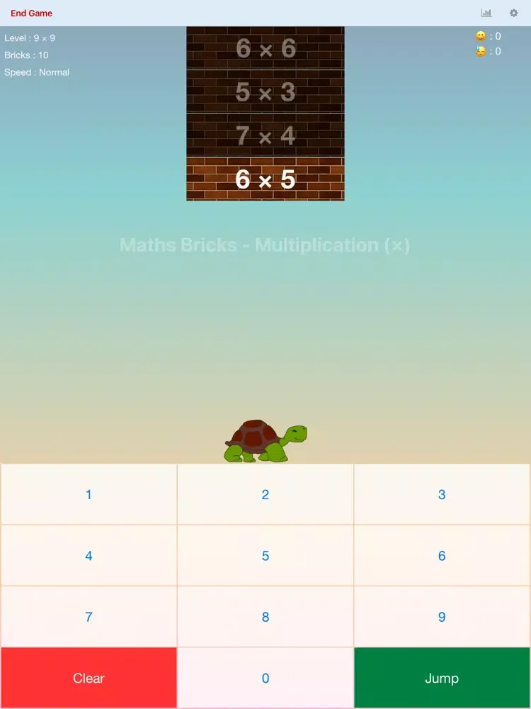 Ảnh chụp màn hình của Maths Bricks - Multiplication iPad 