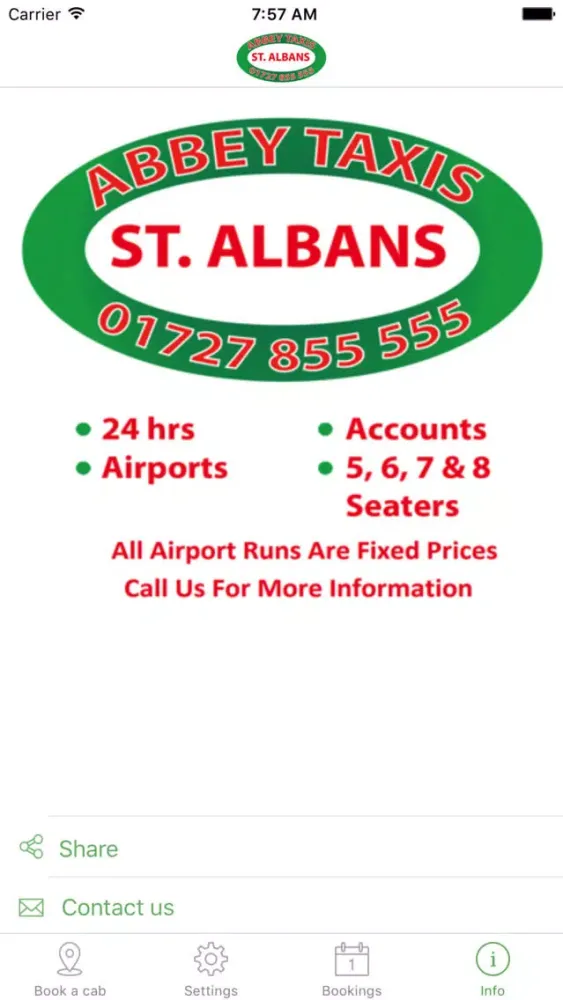 Abbey Taxis St Albans应用截图
