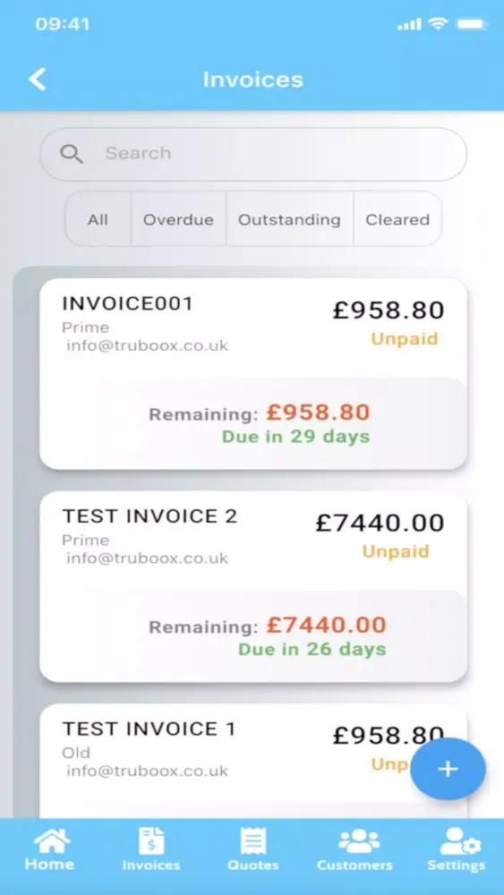 Capturas de pantalla de Tru Invoice