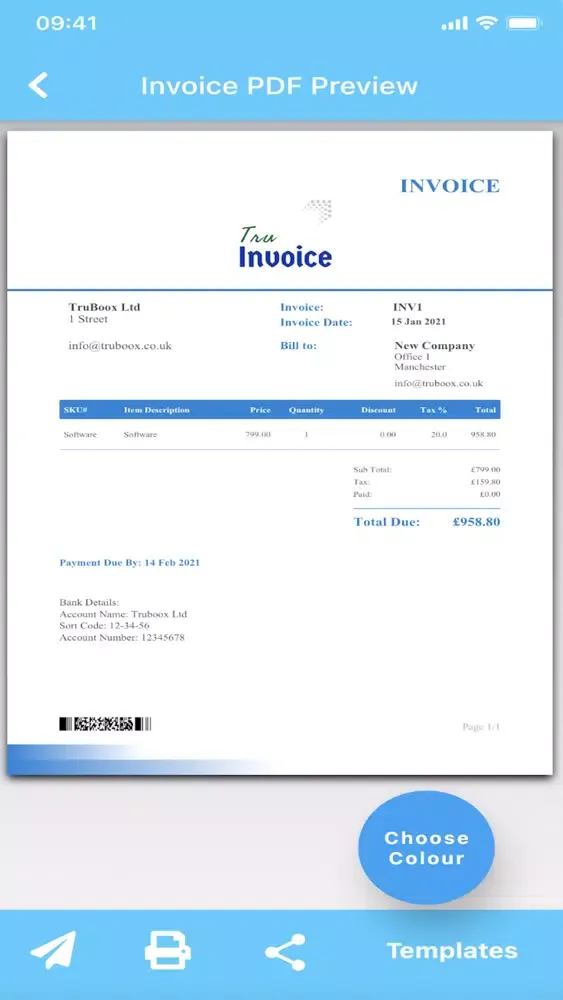Capturas de pantalla de Tru Invoice
