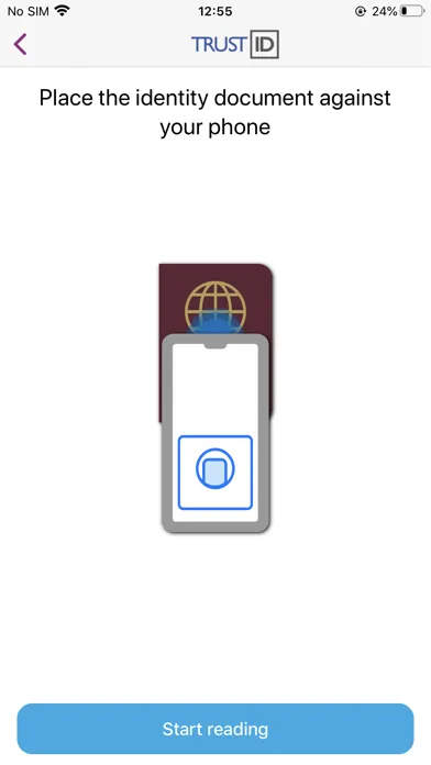 TrustID Chip Reader Ekran Görüntüleri