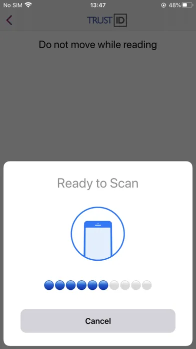 TrustID Chip Reader Ekran Görüntüleri