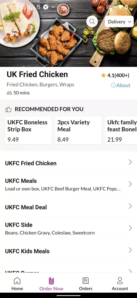 UK Fried Chicken Screenshots