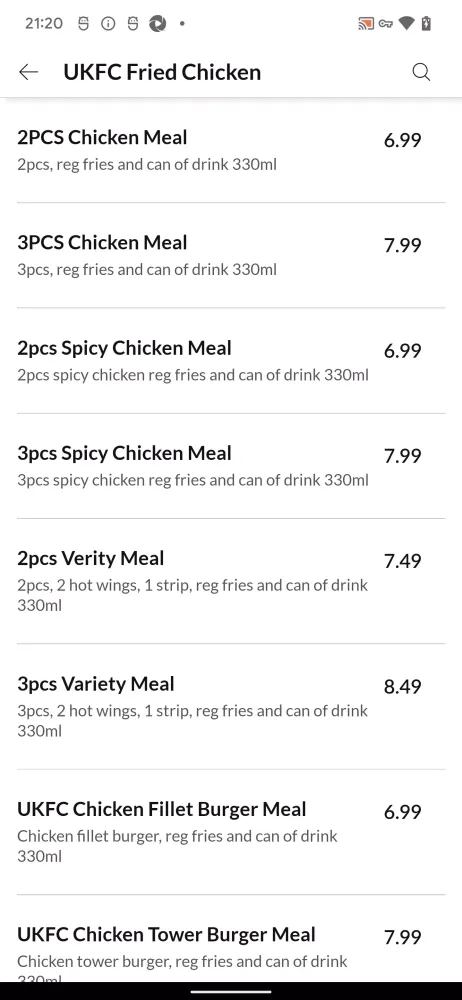 UK Fried Chicken Screenshots