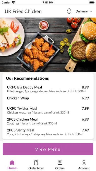 UK Fried Chicken.應用截圖