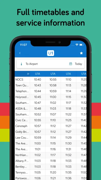Capturas de pantalla de Unilink Bus