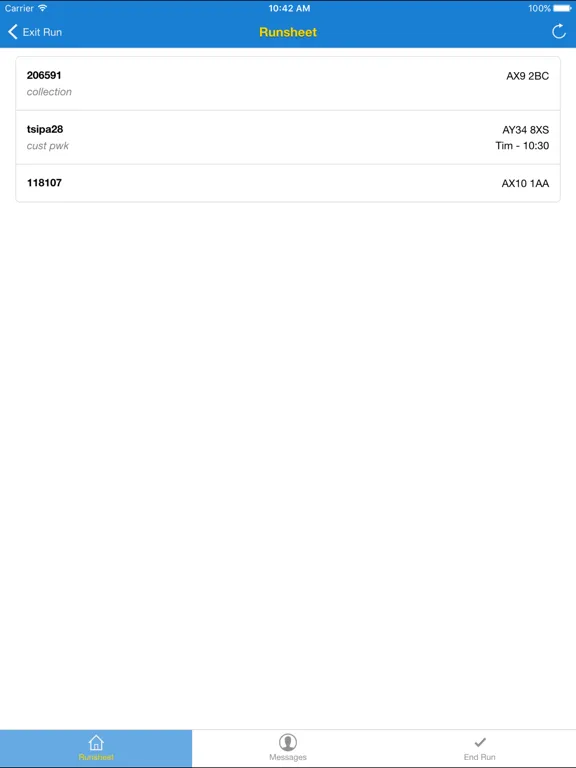 Ảnh chụp màn hình của SmartPOD iPad 