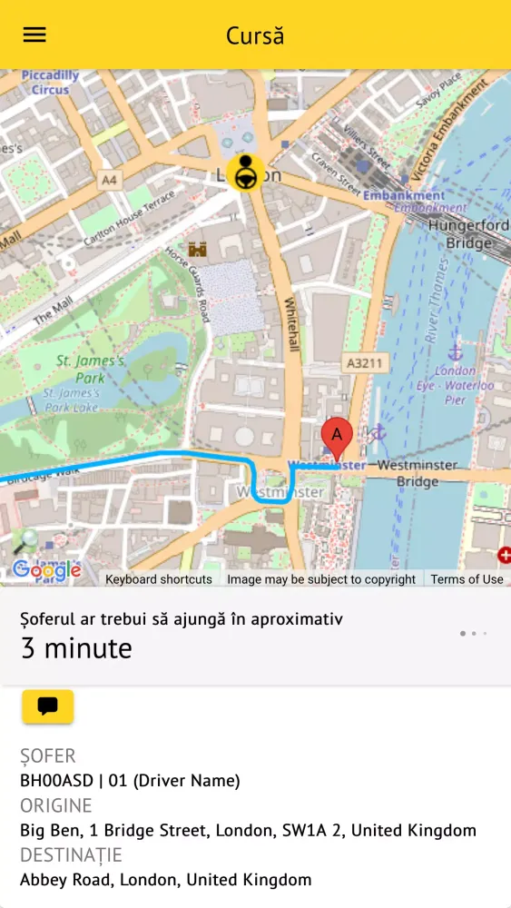 Taxi Orastie Ekran Görüntüleri