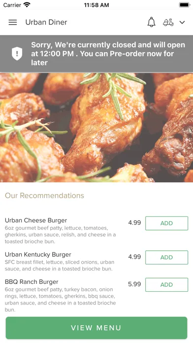 Urban Diner. স্ক্রিনশট