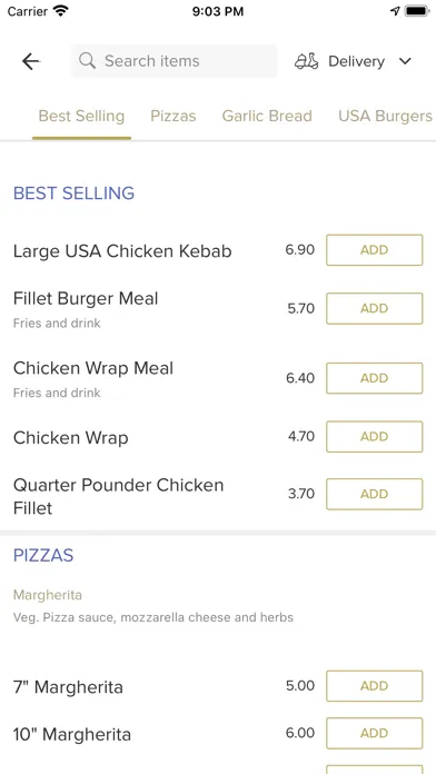 Capturas de tela do USA Fried Chicken - Dovercourt