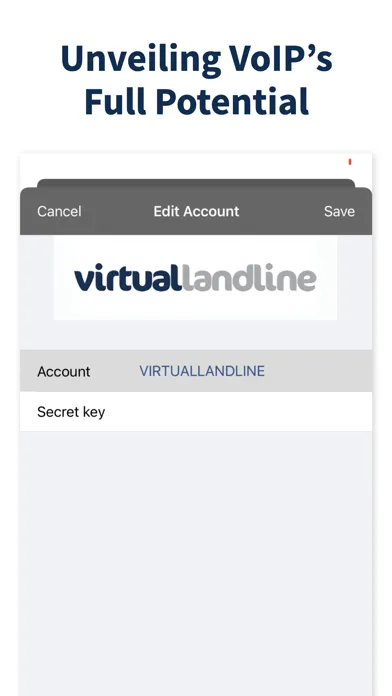 Ảnh chụp màn hình của Virtual Line