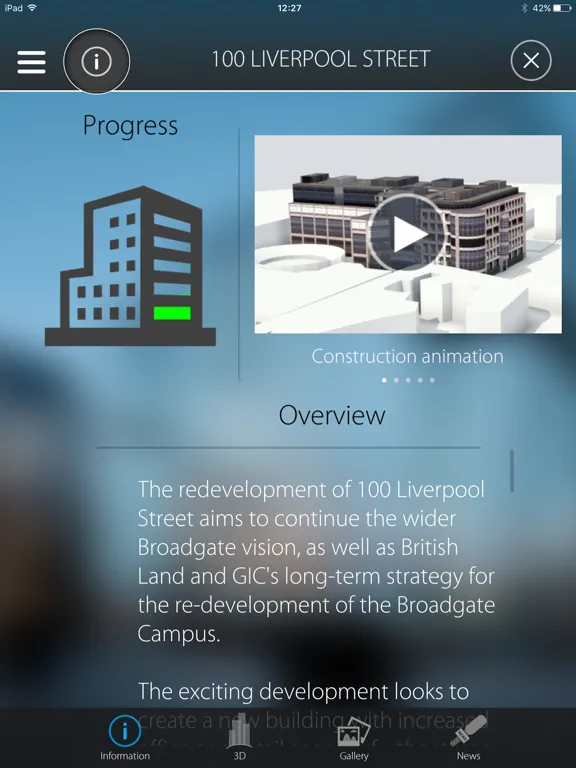 Broadgate Construction iPad  स्क्रीनशॉट