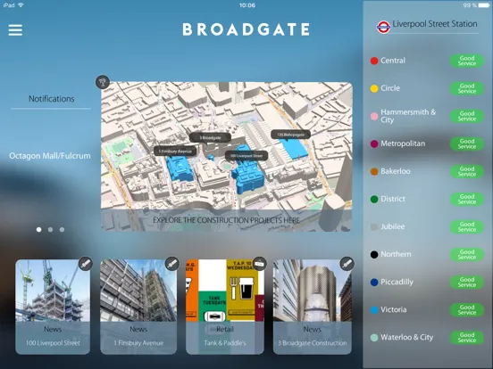 Broadgate Construction iPad  स्क्रीनशॉट