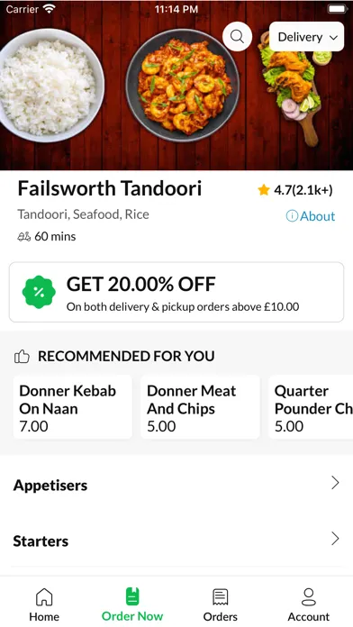 Failsworth Tandoori应用截图