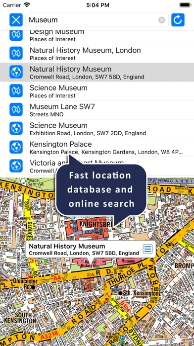 Captures d'écran de Greater London A-Z Map 19